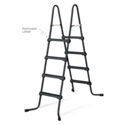 Funsicle 18' X 48" QuickSet Round Inflatable Ring Top Outdoor Above Ground Swimming Pool Set With Pump And Cartridge Filter, Dark Herringbone -Water Sports Equipment GUEST 009ebfae 6759 404f a9c1 da5928162664