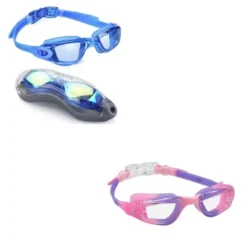 Link Active Kids Swim Goggle With Fast Clasp Technology UV Protection Leak & Fog Proof Wide View Boys & Girls Ages 3-9 2 Pack -Water Sports Equipment GUEST 0733e3e2 13a6 43e5 ae3d 495cf93ee689
