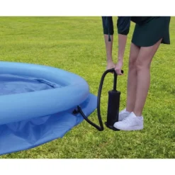 JLeisure 17807 10 Foot X 30 Inch Prompt Set Inflatable Outdoor Backyard Swimming Pool With Clean Plus Above Ground Pool Filter Cartridge Pump -Water Sports Equipment GUEST 0c685dcd d84b 4770 b20e 6ab96b17ce8f