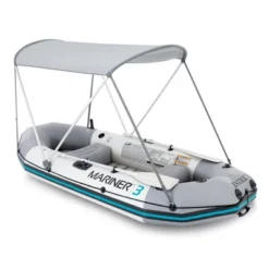 Intex Bimini Top Sun Shade Canopy Cover With Aluminum Frame For Mariner, Seahawk, Excursion, & Challenger Boat Models, Accessory Only, Gray 7 Intex Bimini Top Sun Shade Canopy Cover With Aluminum Frame For Mariner, Seahawk, Excursion, & Challenger Boat Models, Accessory Only, Gray -Water Sports Equipment GUEST 165500db efe9 4cb0 8728 3f250b482734