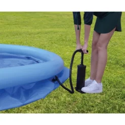 JLeisure Avenli 8 Foot X 25 Inch 2 To 3 Person Capacity Prompt Set Above Ground Kids Inflatable Outdoor Backyard Kiddie Swimming Pool, Blue, 2 Pack -Water Sports Equipment GUEST 18090365 0035 4356 9a47 2b199db00d40