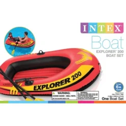 Intex Explorer 200 Inflatable Two Person Raft Boat Set -Water Sports Equipment GUEST 19ac1047 0b7f 4d5a a398 6bc49d338cf6
