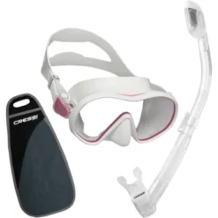 Cressi F-Dual Mask And Supernova Dry Snorkel -Water Sports Equipment GUEST 1c33652d 01e7 4142 abe3 5d57cd343616