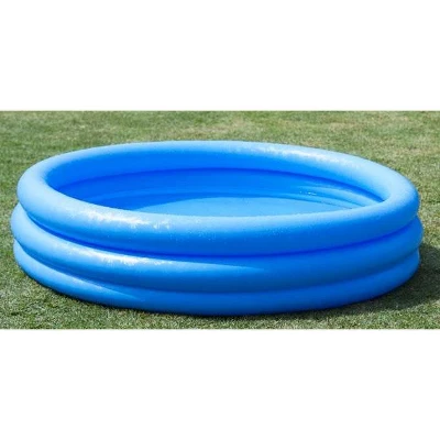 INTEX Crystal Blue Kids Outdoor Inflatable 58" Swimming Pool | 58426EP 2 INTEX Crystal Blue Kids Outdoor Inflatable 58" Swimming Pool | 58426EP - Image 2