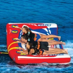 WOW Power Steer 3-Person Steerable Deck Tube -Water Sports Equipment GUEST 246f9b0c 8fe4 4d34 9e07 c2fc1043d2f7