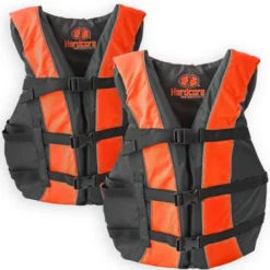 Hardcore Water Sports Hardcore Life Jacket 2 Pack Paddle Vest For Adults; Coast Guard Approved Type III PFD Life Vest Flotation Device; Jet Ski, Wakeb -Water Sports Equipment GUEST 263dc596 06eb 462d a469 8fc8ad898664