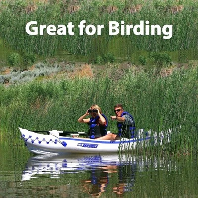 Sea Eagle 330 2 Person Inflatable Sport Kayak Canoe Boat W/ Pump & Oars 2 Sea Eagle 330 2 Person Inflatable Sport Kayak Canoe Boat W/ Pump & Oars - Image 2