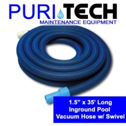 Puri Tech 1.5 Inch Diameter X 35 Long Vacuum Hose For In-Ground Swimming Pools Swivel Cuff -Water Sports Equipment GUEST 2d39d8cd 215c 4d7a aedd 017cea06e108