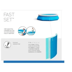 Pool Central 10ft Round Inflatable Easy Set Kids Swimming Pool With Filter Pump -Water Sports Equipment GUEST 2e53d71a a50f 4b7a a6b0 3850430ff768