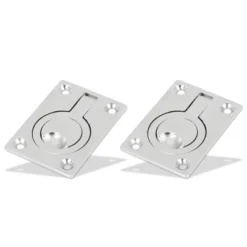 Unique Bargains 316 Stainless Steel 62x44mm Boat Floor Locker Hatch Lift Flush Ring Pull Handles -Water Sports Equipment GUEST 2f872266 32bd 42f9 9533 10278a7aacbf