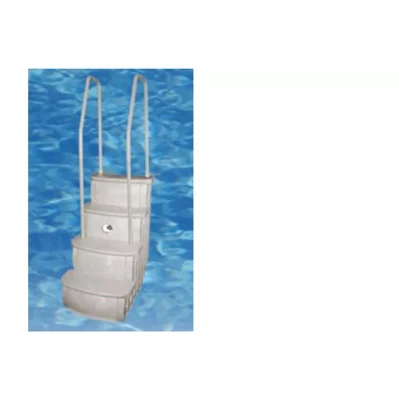 Main Access 200601T 26 Inch Wide IStep Above Ground Swimming Pool Step Ladder No Swim Zone And Flow Through Step Entry System, Taupe 4 Main Access 200601T 26 Inch Wide IStep Above Ground Swimming Pool Step Ladder No Swim Zone And Flow Through Step Entry System, Taupe - Image 4