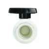 Swimline HydroTools Swimming Pool Standard Precision ABS Female Socket Ball Valve 7" - Black/White