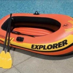 Intex Explorer 200 Inflatable Two Person Raft Boat Set -Water Sports Equipment GUEST 361925d2 fc25 4b3b be92 f0c2932b8b8b