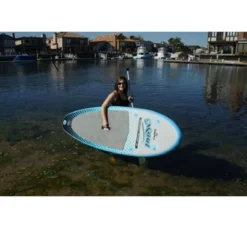 Swim Central Inflatable Maui Stand-up Blue Paddle Board 96” -Water Sports Equipment GUEST 3767e7be 0df2 487c 8ba3 38ce3d03c565