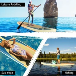 Costway 10.5ft Or 11ft Inflatable Stand Up Paddle Board Surfboard With Bag Aluminum Paddle Pump -Water Sports Equipment GUEST 3c9603de e27a 41ad 9b9c 3cb79f4b8d5b