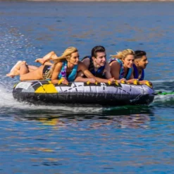 RAVE Sports Mass Frantic 4 Rider Inflatable Towable Innertube Float + RAVE Sports Ripper 2 RiderInflatable Innertube Towable Float -Water Sports Equipment GUEST 3d1537b7 1c4b 47d8 a350 5242a9fafc77