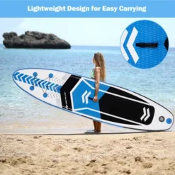 Costway 10'5'' Inflatable Stand Up Paddle Board SUP With Carrying Bag Aluminum Paddle 15 Costway 10'5'' Inflatable Stand Up Paddle Board SUP With Carrying Bag Aluminum Paddle -Water Sports Equipment GUEST 3f58993c 03ce 4543 a0ee fe0d495a5d46