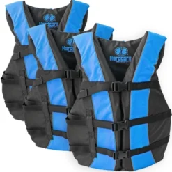 Hardcore Water Sports Hardcore Life Jacket 3 Pack Paddle Vest For Adults; Coast Guard Approved Type III PFD Life Vest Flotation Device; Jet Ski, Wakeb -Water Sports Equipment GUEST 44bdfc9c 39b3 485b 8a58 184150d1d264