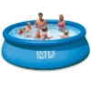 Intex 28131EH 12 Foot X 30 Inch Easy Set Above Ground Inflatable 4 Person Swimming Pool With 530 GPH Filter Pump For Children And Adults