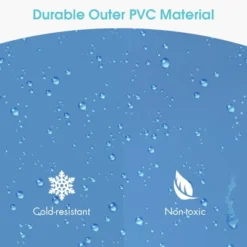 Costway 55'' Foldable Dog Pet Pool Kiddie Bathing Tub Indoor Outdoor Portable Leakproof -Water Sports Equipment GUEST 50c38bf1 67a1 4afc 8f9d a6f296d758c9