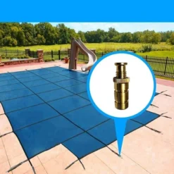 Wood Grip Brass Pool Cover Anchors For Concrete & Pavers - 5 Pieces -Water Sports Equipment GUEST 5bb2043e d86c 410e a0e9 c4bb1ad672a7 1