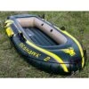 Intex Seahawk Inflatable Floating Boat Raft Set With Oars & Air Pump