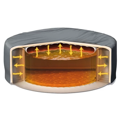 Intex 28429EP PureSpa Plus Portable Inflatable Hot Tub Bubble Jet Spa, 77 X 28 Inches & Attachable Cup Holder And Refreshment Tray, Tan (4 Pack) 4 Intex 28429EP PureSpa Plus Portable Inflatable Hot Tub Bubble Jet Spa, 77 X 28 Inches & Attachable Cup Holder And Refreshment Tray, Tan (4 Pack) - Image 4