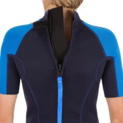 Decathlon Olaian Olaian 100 Neoprene Springsuit Surfing Wetsuit Back Zip Shorty 1.5mm Kids -Water Sports Equipment GUEST 638ffb58 adb9 4733 823e 208d57916d99