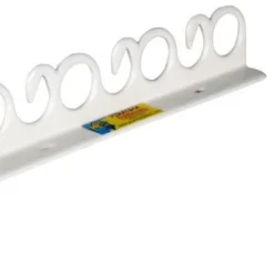 Piranha FD011 Original Vinyl Coated Steel Indoor Outdoor Compact Overhead And Wall Mount Fishing Rod Rack With Installation Hardware, Holds 11 Rods -Water Sports Equipment GUEST 662cd010 93d9 40cc b3a3 145770952379