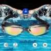 Link Active Swim Goggle With Fast Clasp Technology UV Protection Leak & Fog Proof Wide View Adult/Youth - 2 Pack