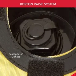 AquaPro 50 Inch And 60 Inch Heavy Duty Double Stitched Nylon Deck Style Water Towable Single Person Rider Tubes W/ Quick Rope Connection, Yellow & Red -Water Sports Equipment GUEST 68429d45 554a 4ce1 8d6d d67964f0c504