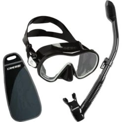 Cressi F-Dual Mask And Supernova Dry Snorkel -Water Sports Equipment GUEST 6ab95ac0 c942 4332 ae39 246e59c33579