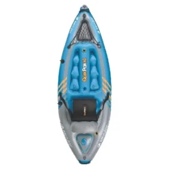 Sevylor K1 QuikPak 1 Person Foldable Inflatable Sit-On Kayak W/ Paddle & Pump & Stearns Women's V2 Series Neoprene V-Flex Life Jacket Vest, Blue, L -Water Sports Equipment GUEST 6ea14d85 2b42 4bf0 8144 229b907a360e
