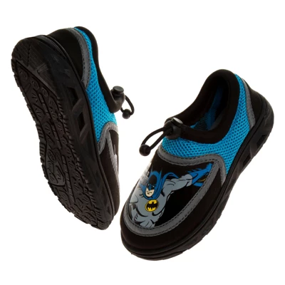 DC Comics Batman Boys Water Shoes -Kids Aqua Socks- Sandals Waterproof Sports Slip-on Superhero Beach Slides Swim Slippers (Toddler/Little Kid) 2 DC Comics Batman Boys Water Shoes -Kids Aqua Socks- Sandals Waterproof Sports Slip-on Superhero Beach Slides Swim Slippers (Toddler/Little Kid) - Image 2