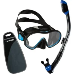Cressi F-Dual Mask And Supernova Dry Snorkel -Water Sports Equipment GUEST 796f0558 c103 4d14 8873 e72e91705231