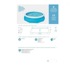 Pool Central 10ft Round Inflatable Easy Set Kids Swimming Pool With Filter Pump -Water Sports Equipment GUEST 882be71e aa9b 48a3 bd87 8479de9d0b83