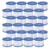 Bestway Lightweight Filter Pump Type VI Replacement Drop Down Cartridges For SaluSpa Inflatable Hot Tub Spas (24 Pack)