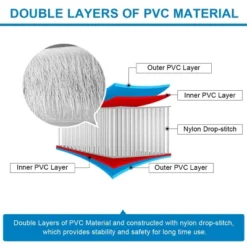 Costway 10' Inflatable Stand Up Paddle Board Surfboard SUP W/ Bag Adjustable Paddle Fin -Water Sports Equipment GUEST 8dc91508 bcb4 4747 893d 96dac46b1c6e