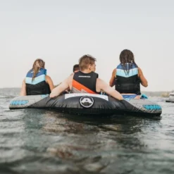 Kwik Tek Airhead Classic US Coast Guard Approved Type III Family Adult Life Vest Jacket With 4 Quick Release Belts, 2XL/3XL, Blue/Gray -Water Sports Equipment GUEST 9091fff6 780b 48dc 9f77 14aee52729a8