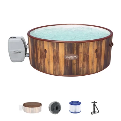 Bestway St. Moritz SaluSpa Inflatable Round Outdoor Hot Tub With 180 Soothing AirJets, Filter Cartridge, Pump, And Insulated Cover 5 Bestway St. Moritz SaluSpa Inflatable Round Outdoor Hot Tub With 180 Soothing AirJets, Filter Cartridge, Pump, And Insulated Cover - Image 5