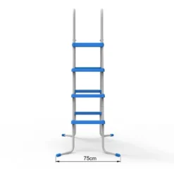 JLeisure 48 Inch 3 Step With Platform A Frame Deck Heavy Duty Metal Steel Frame Outdoor Backyard Above Ground Swimming Pool Ladder -Water Sports Equipment GUEST 933b7b40 11b8 4efe aa7e 6e611413ffde