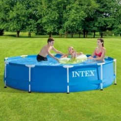 Intex 28201EH 10' X 30" Metal Frame Round Above Ground Swimming Pool With Pump -Water Sports Equipment GUEST 980b0474 d20d 49f9 b95d ad083f084d8f
