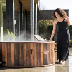 Bestway St. Moritz SaluSpa Inflatable Round Outdoor Hot Tub With 180 Soothing AirJets, Filter Cartridge, Pump, And Insulated Cover 8 Bestway St. Moritz SaluSpa Inflatable Round Outdoor Hot Tub With 180 Soothing AirJets, Filter Cartridge, Pump, And Insulated Cover -Water Sports Equipment GUEST 9a1f5766 82bd 4026 a44f deecf25c299b