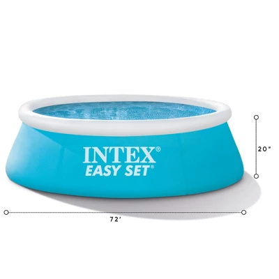 Intex 28101EH Easy Set 6 Foot X 20 Inch Round Above Ground Outdoor Backyard Kids Swimming Pool, 234 Gallons Of Water Capacity, Blue 3 Intex 28101EH Easy Set 6 Foot X 20 Inch Round Above Ground Outdoor Backyard Kids Swimming Pool, 234 Gallons Of Water Capacity, Blue - Image 3