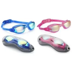 Link Active Swim Goggle With Fast Clasp Technology UV Protection Leak & Fog Proof Wide View Adult/Youth - 2 Pack -Water Sports Equipment GUEST a49960b7 ed8f 4870 9a32 a40ddc9182ce