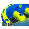 O'Brien Watersports Kickback Inflatable 2 Person Towable Boat Tube Raft