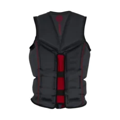 O'Brien 2221774 Men's Recon Elongated Flex Fit Neoprene CGA Safety Life Jacket With V Split Back And Shoulder Panels, Size Small, Red