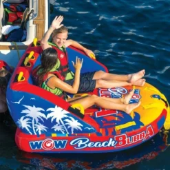 WOW Beach Bubba 2-Person Soft Top Towable -Water Sports Equipment GUEST b9f0106b db30 45e6 970d d193769ff74a