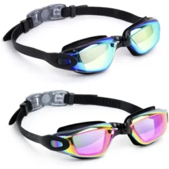 Link Active Swim Goggle With Fast Clasp Technology UV Protection Leak & Fog Proof Wide View Adult/Youth - 2 Pack -Water Sports Equipment GUEST bb96f174 c42e 4a1e 8e66 9951fad219fa