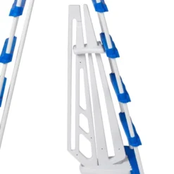 Swimline 5-Step A-Frame Above Ground Entry/Exit Pool Ladder With Handrails And Safety Barrier For 48" To 52" Tall Pool Height -Water Sports Equipment GUEST bf895990 9810 4233 b622 0a34347a92d0